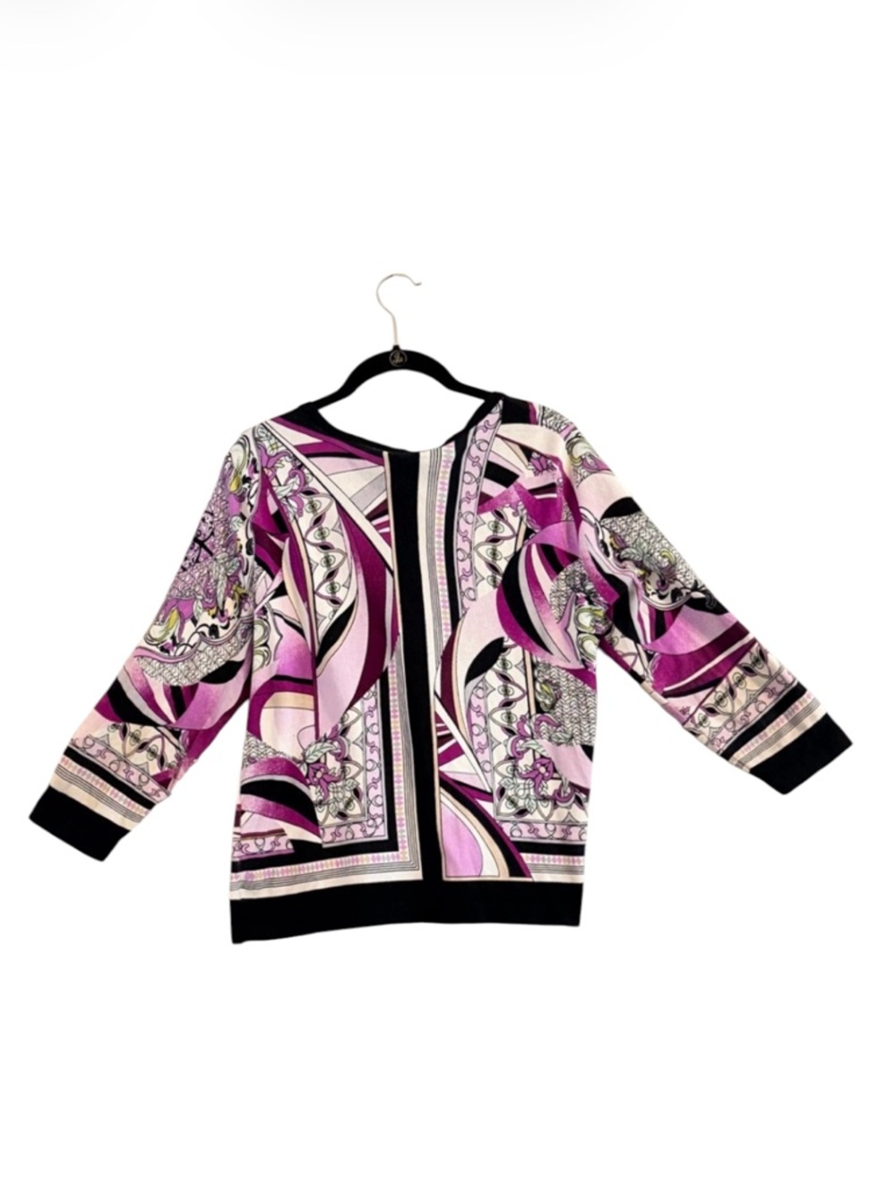 White House Black Market Stylish Abstracted Colorful Cardigan Size L - Picture 2 of 8